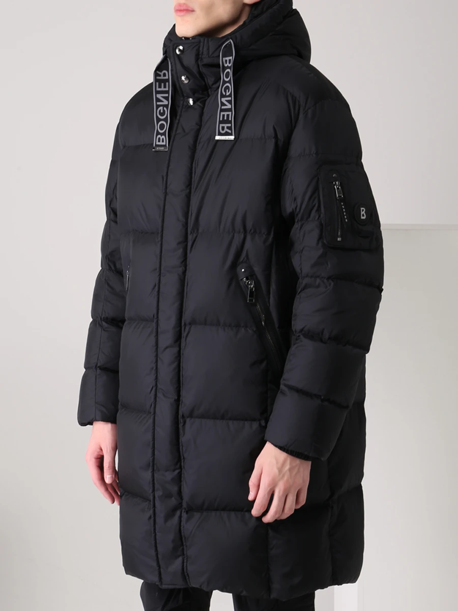 Пуховик стеганый удлиненный