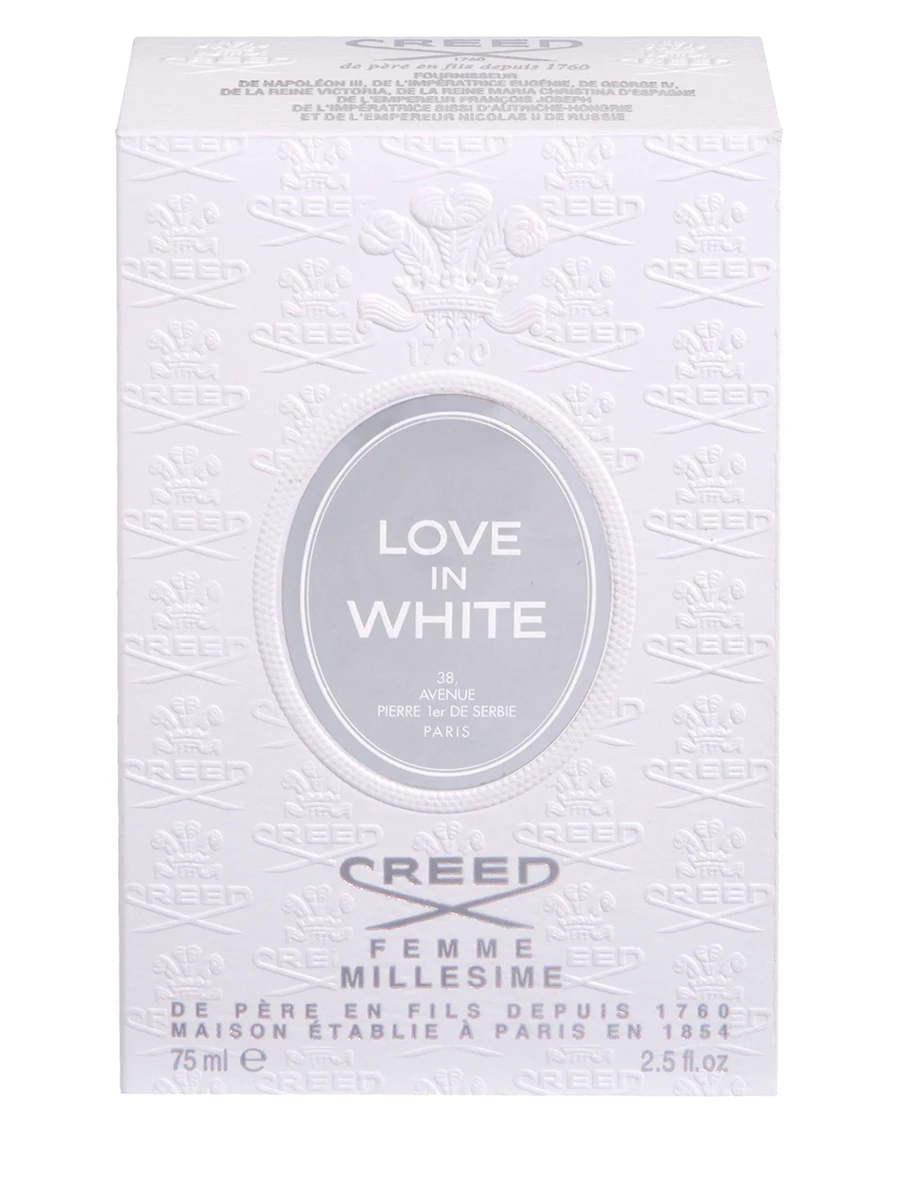 Парфюмерная вода Love In White 75 ml