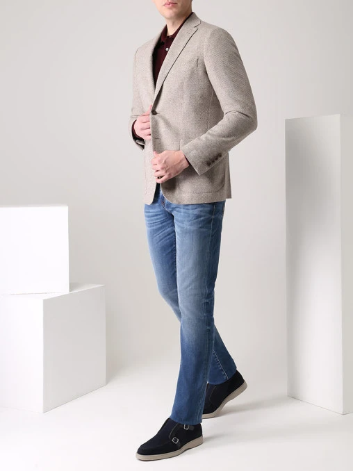 Пиджак из шерсти и кашемира LUIGI BORRELLI