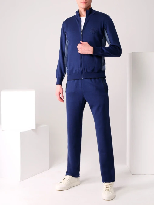 Костюм из шерсти и хлопка BERTOLO LUXURY MENSWEAR