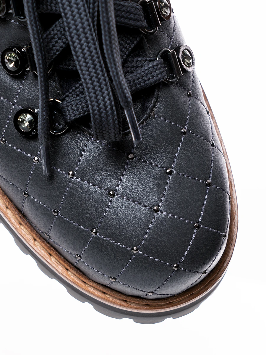 Ботинки стеганые на меху