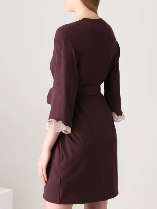 Халат с кружевом ZIMMERLI