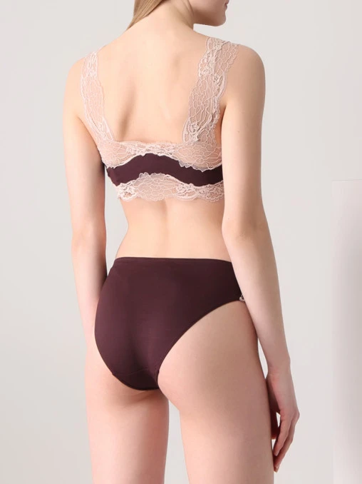 Трусы-слипы с кружевом ZIMMERLI