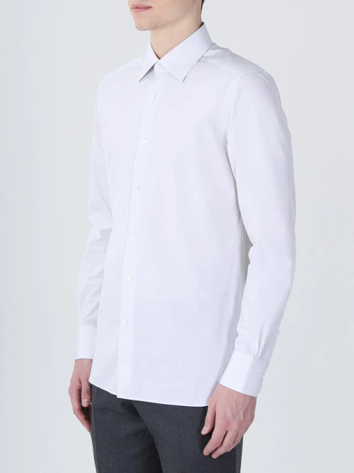 Хлопковая рубашка ZEGNA