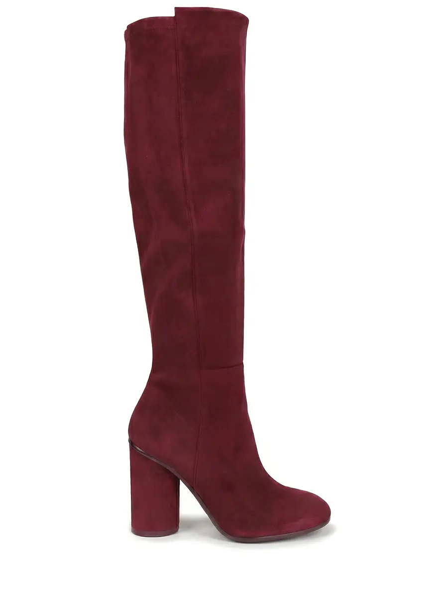 Сапоги замшевые