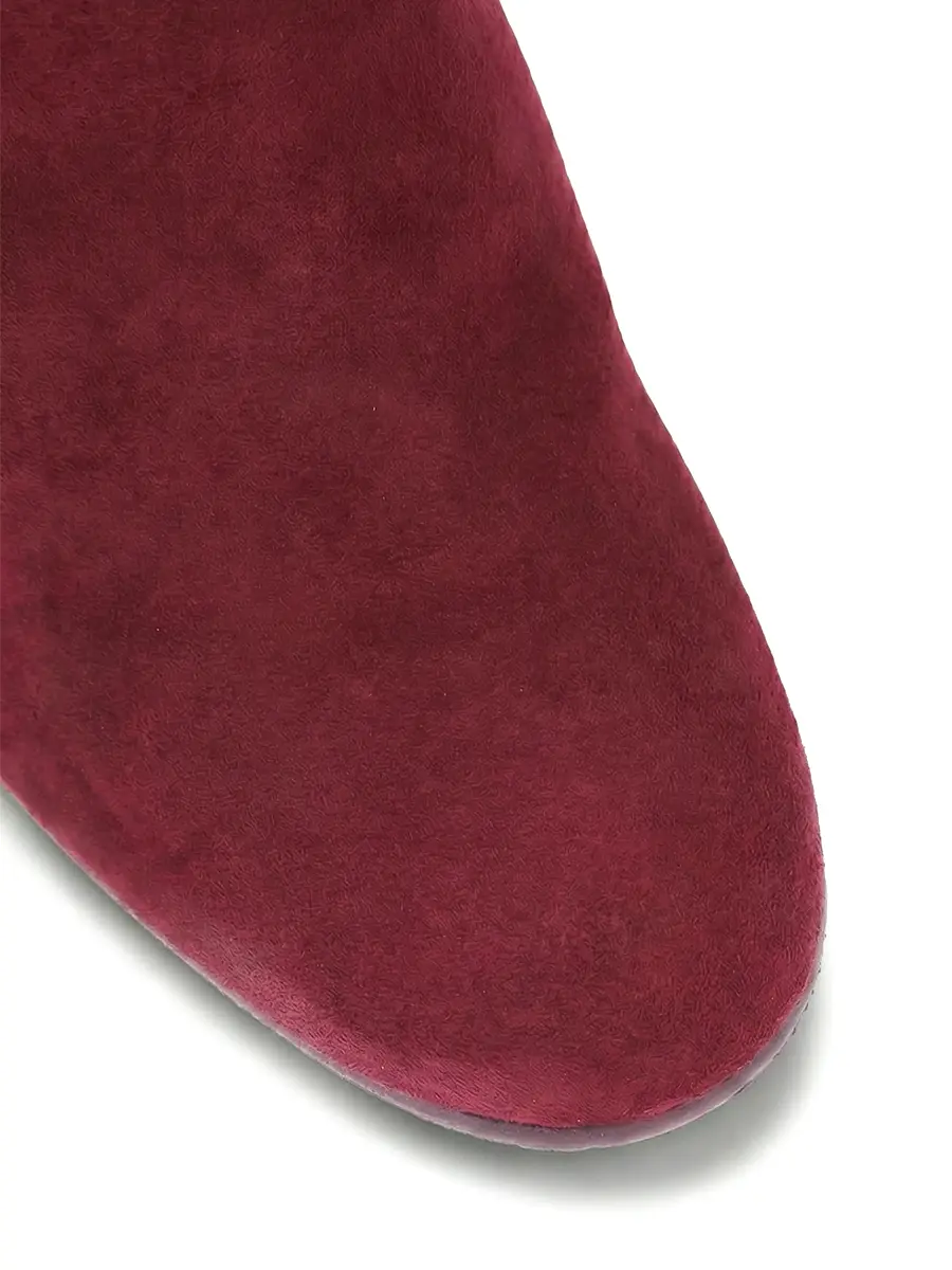 Сапоги замшевые