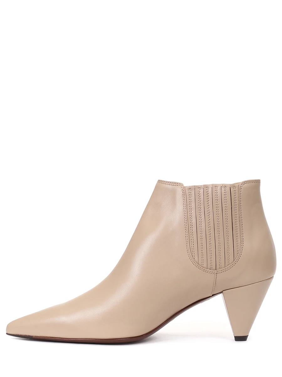 Ботильоны кожаные