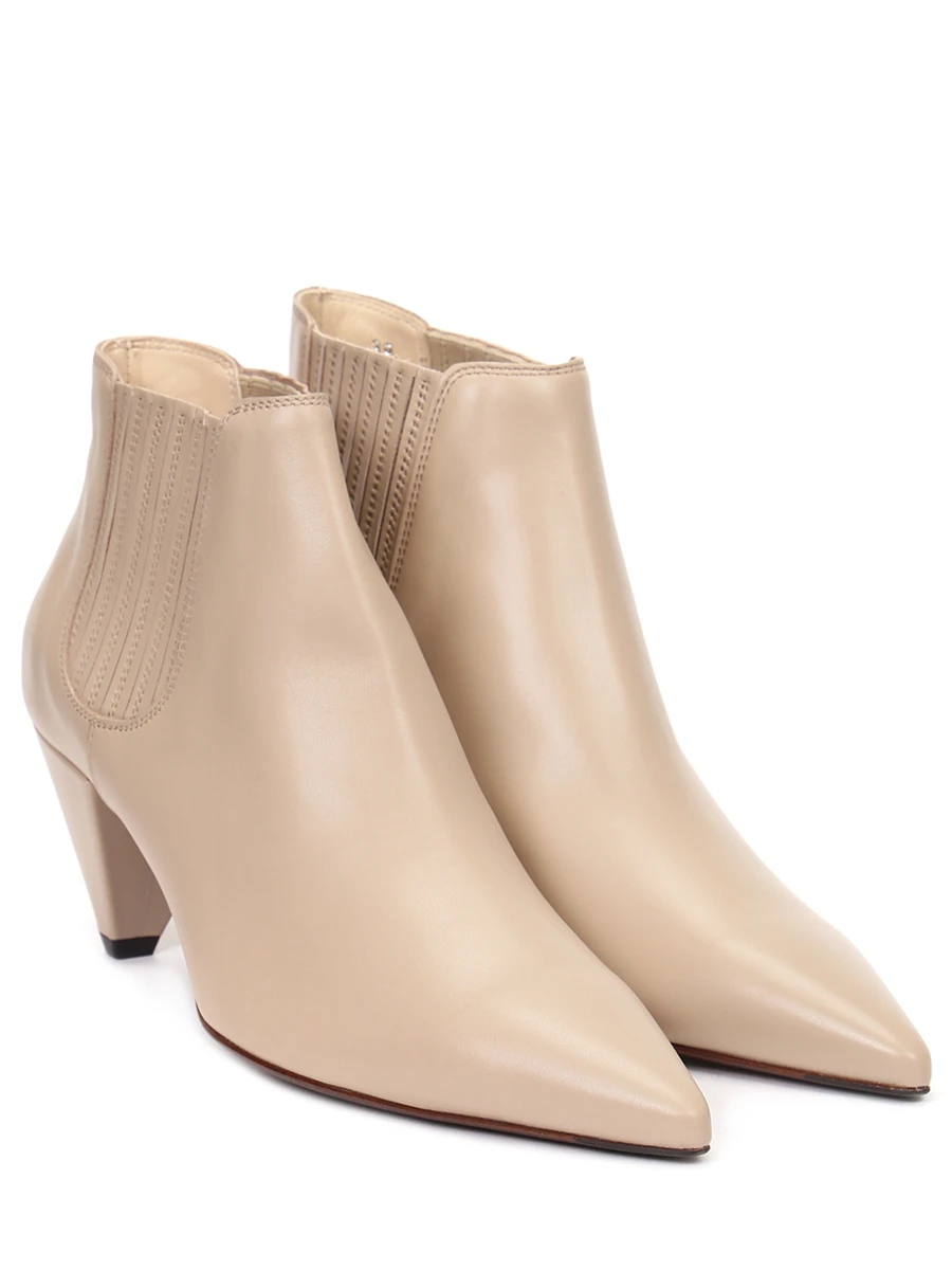 Ботильоны кожаные