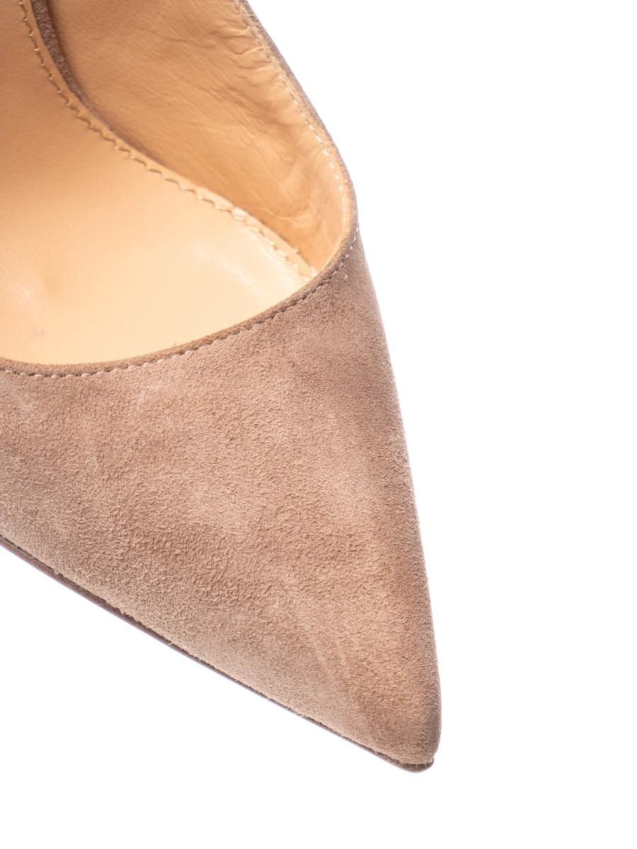 Туфли-лодочки замшевые