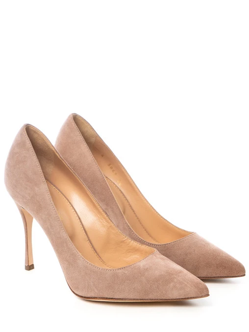 Туфли-лодочки замшевые SERGIO ROSSI