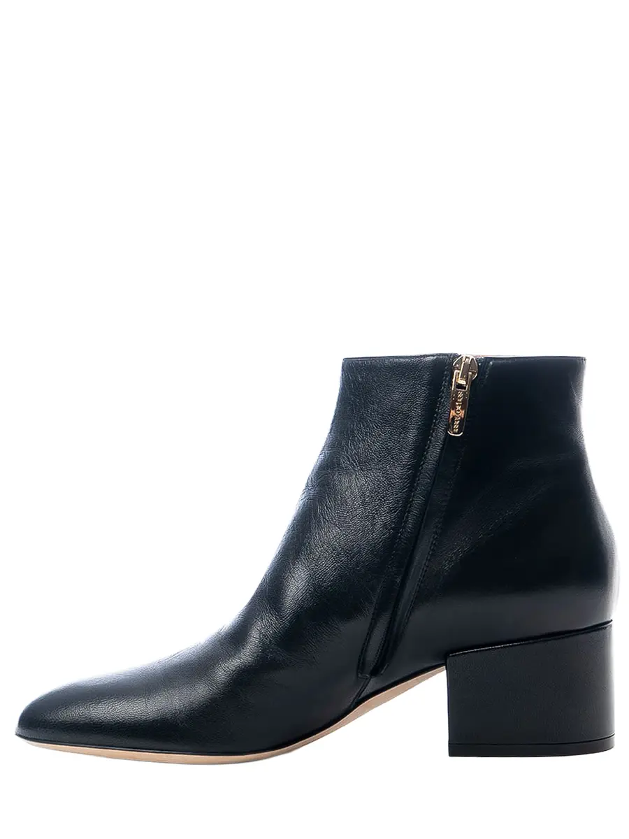 Ботильоны кожаные