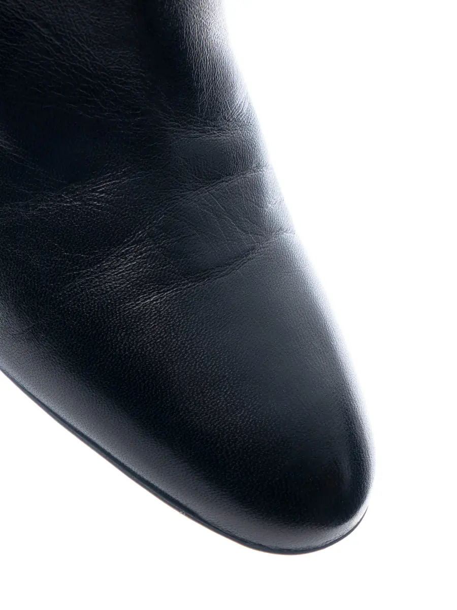 Ботильоны кожаные