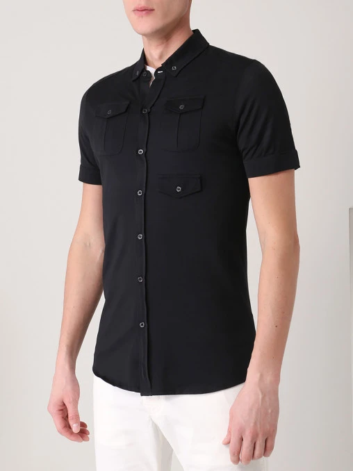 Рубашка Slim Fit хлопковая NEIL BARRETT