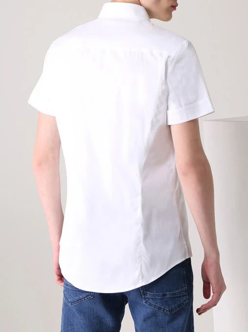 Рубашка Slim Fit хлопковая DIRK BIKKEMBERGS