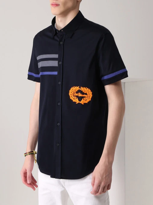 Рубашка Slim Fit хлопковая DIRK BIKKEMBERGS