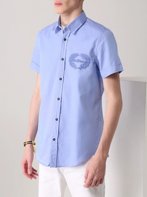Рубашка Slim Fit хлопковая DIRK BIKKEMBERGS
