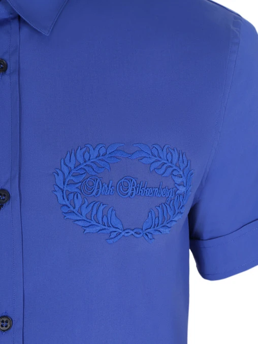 Рубашка Slim Fit хлопковая DIRK BIKKEMBERGS