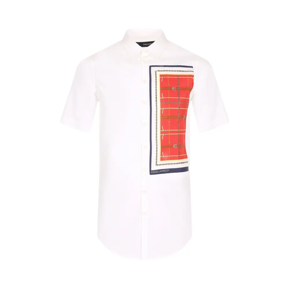 Рубашка Regular Fit хлопковая