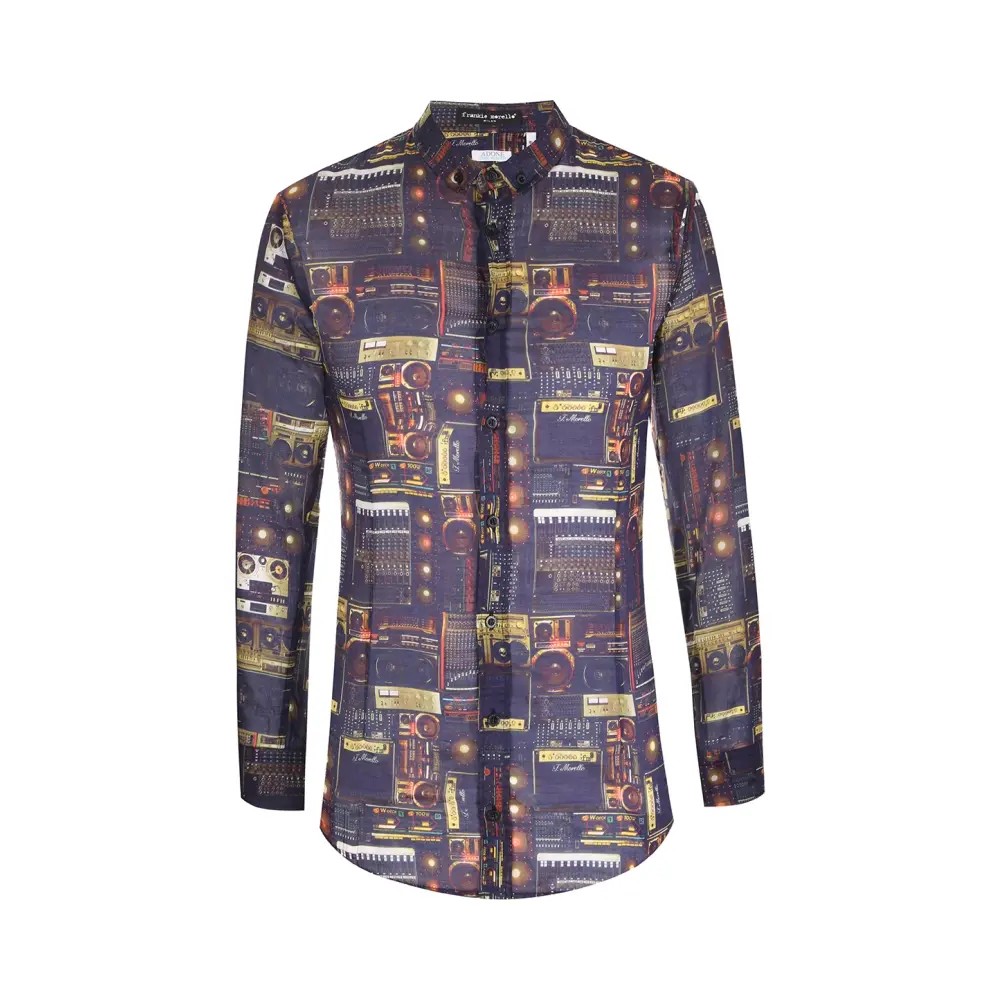 Рубашка Slim Fit хлопковая