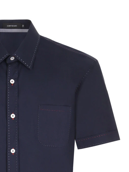 Рубашка Slim Fit хлопковая CORTIGIANI