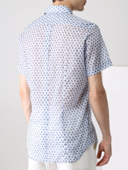 Рубашка Slim Fit хлопковая CORTIGIANI