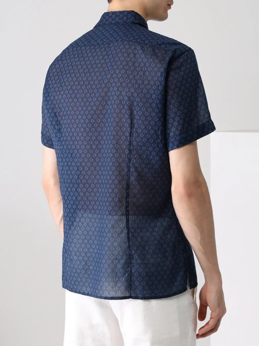 Рубашка Slim Fit хлопковая CORTIGIANI
