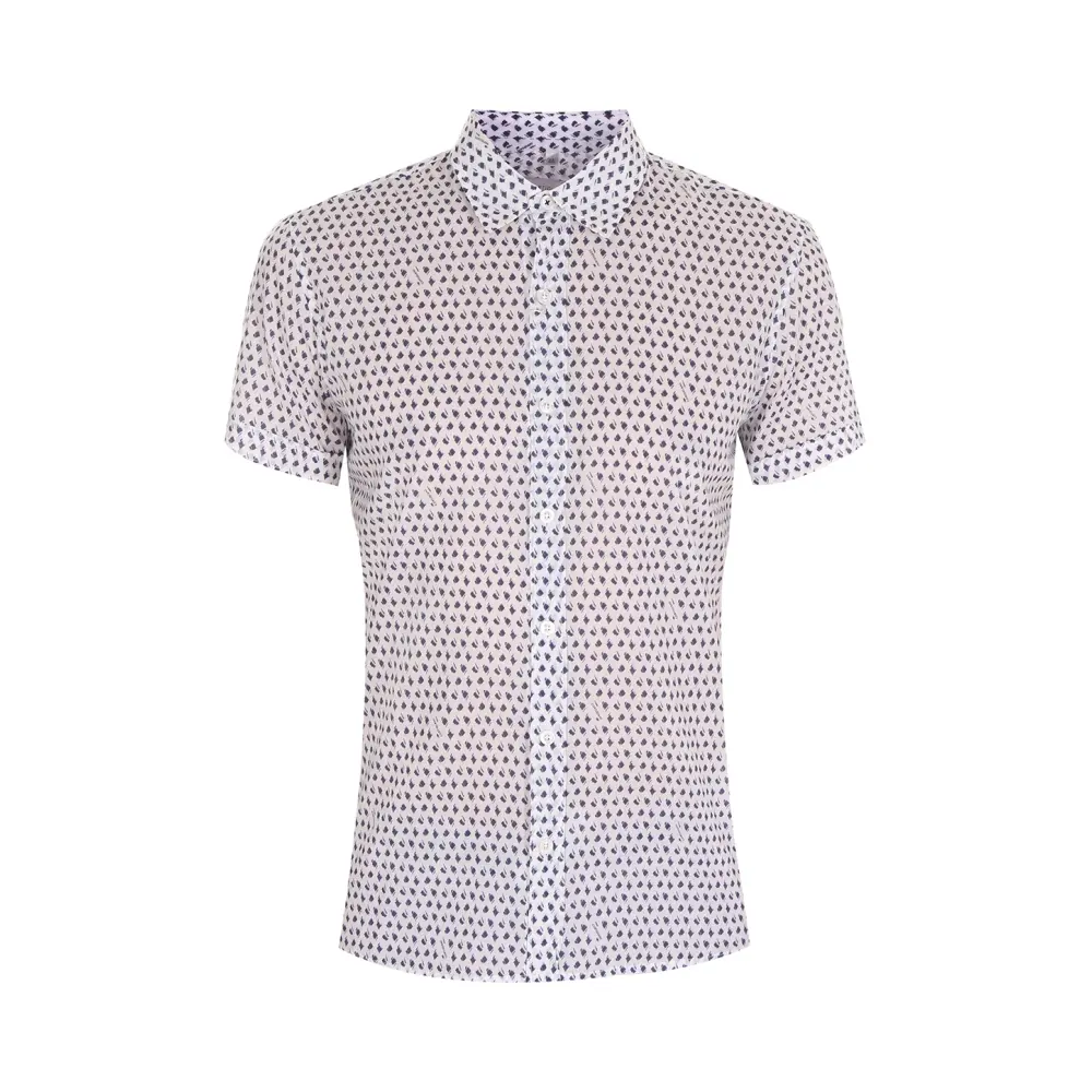Рубашка Slim Fit хлопковая