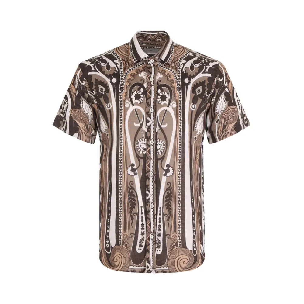 Рубашка льняная Slim Fit
