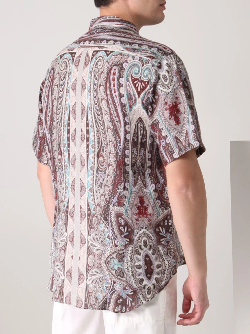 Рубашка Regular Fit льняная ETRO