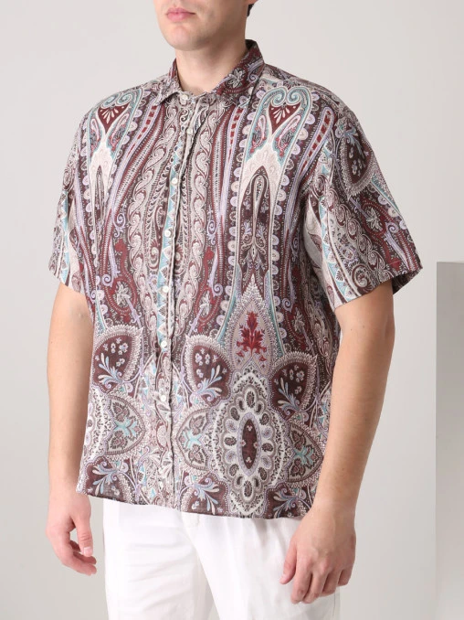 Рубашка Regular Fit льняная ETRO