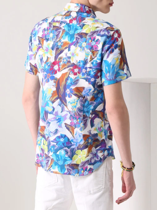 Рубашка Slim Fit хлопковая ETRO