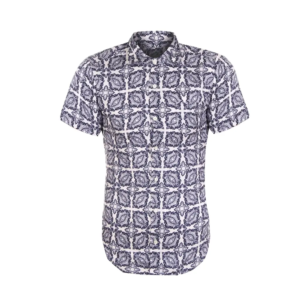 Рубашка хлопковая Slim Fit