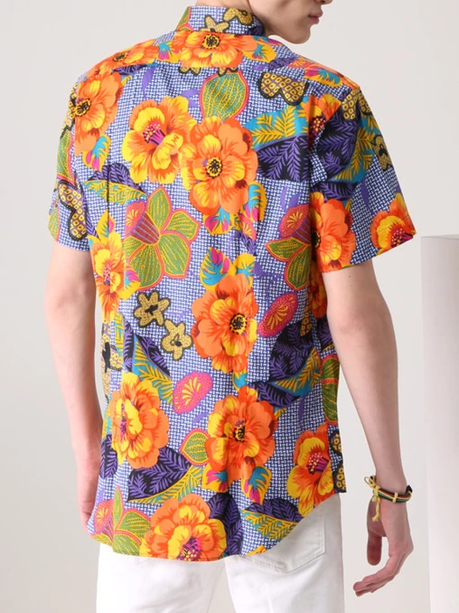 Рубашка хлопковая Slim Fit ETRO
