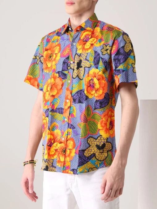Рубашка хлопковая Slim Fit ETRO