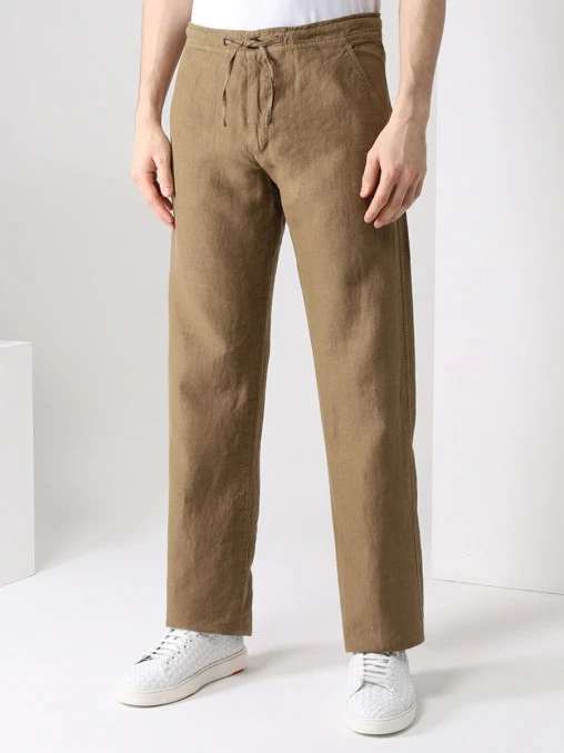 Брюки льняные ETRO