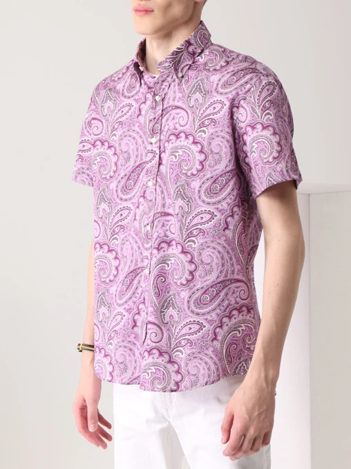 Рубашка хлопковая Slim Fit ETRO