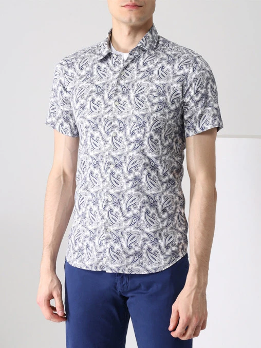 Рубашка Slim Fit хлопковая ETRO