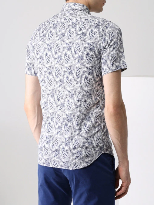 Рубашка Slim Fit хлопковая ETRO