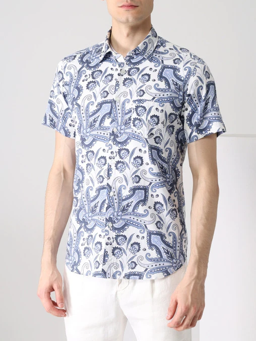 Рубашка Slim Fit хлопковая ETRO