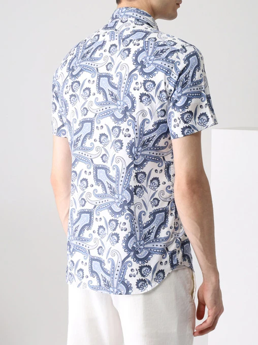 Рубашка Slim Fit хлопковая ETRO