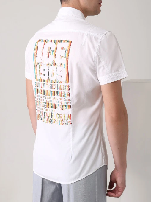 Рубашка Slim fit хлопковая ICEBERG