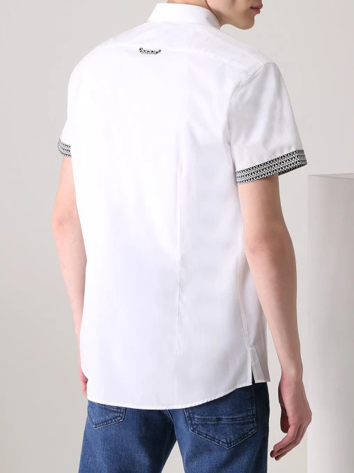 Рубашка Slim Fit хлопковая MOSCHINO