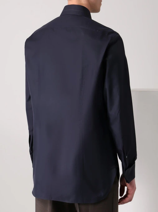 Рубашка Slim Fit хлопковая ZILLI