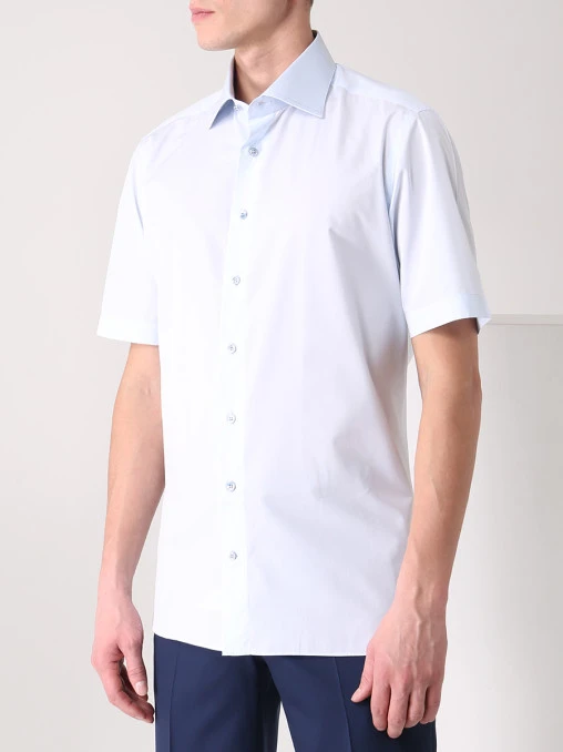 Рубашка Slim Fit хлопковая ZILLI