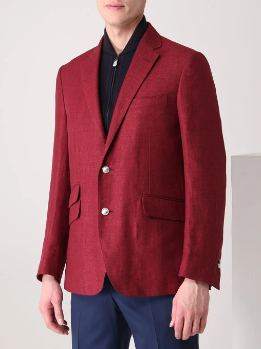 Пиджак изо льна и шерсти CORNELIANI
