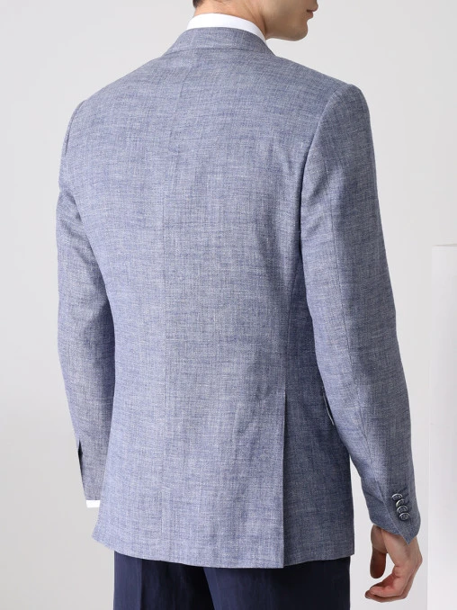 Пиджак из шерсти и льна CORNELIANI