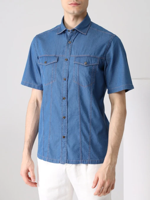 Рубашка Slim Fit хлопковая CORNELIANI