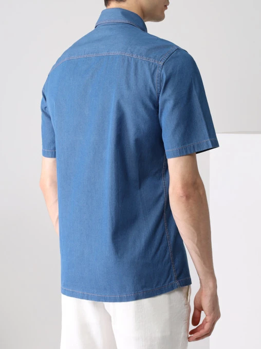 Рубашка Slim Fit хлопковая CORNELIANI