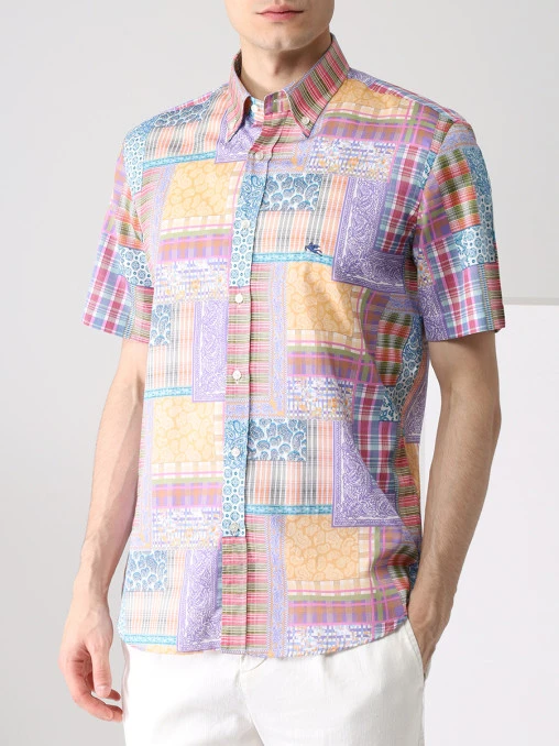Рубашка Slim Fit хлопковая ETRO