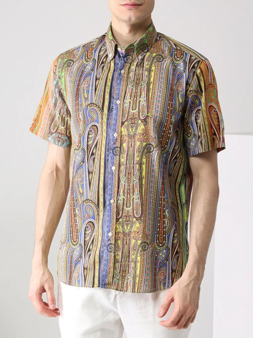 Рубашка Slim Fit хлопковая ETRO